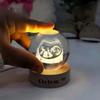 Custom Ultrasound Crystal Ball Lamp Personalized Baby Sonogram Keepsake Gift, Pregnancy Reveal, Baby Shower Present, Nursery Night Light (6CM) view 3