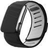 Iprisu Waterproof Silicone Sport Band Compatible with WHOOP 5.0, One, Peak & Life | Soft-Touch, Sweatproof, Adjustable Replacement Strap for Men & Women  Durable, Comfortable & Easy to Clean (Black Grey/Shiny Metal, Life/MG) view 1