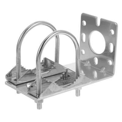 CAXUSD Outdoor Aluminum Alloy Antenna Mount Bracket Shaped Clamp for Pole Mounting Network Antenna Support for Wall Pole Installation Compatible with Extenders