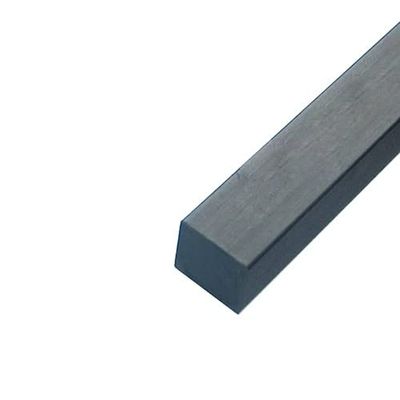 ACVACV 1m Square Carbon Fiber Bar Length 1000mm, for RC Airplane DIY Projects Pole Carbon Fiber Vinyl Wrap Rod(2.5x2.5mm)