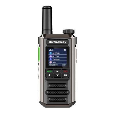 4G PoC Walkie Talkie - Insert SIM for Unlimited Range Push-to-Talk Radio, National & Global Coverage. Portable 2-Way Radio with Group Management for Outdoor, Truckers & Security