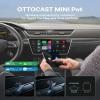 OTTOCAST Mini 3.0 (Pot) 2025 2-in-1 Wireless CarPlay/Android Auto Adapter, 5GHz WiFi, Auto Connect for 2016+ Cars view 2
