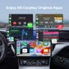OTTOCAST Mini 3.0 (Pot) 2025 2-in-1 Wireless CarPlay/Android Auto Adapter, 5GHz WiFi, Auto Connect for 2016+ Cars view 4