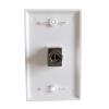 CAT.8 RJ45 Wall Plate with CAT8 Jack LAN for 40GB Network Socket (White) view 2