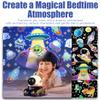 Kids Cartoon Projector Lamp, 21 Slides Cartoon Robot Car Projection Lamp, Universe Starry Sky LED Decor with 360 Rotation Silent Kid Night Light for Christmas Birthdays Gifts view 2