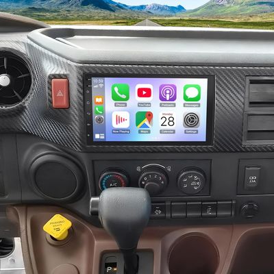 7 Inch Double Din Car Stereo Radio for Hino L6 L7 L8 2021 2022 2023 2024 2025 Wireless CarPlay & Android Auto Bluetooth Touch Screen Head Unit,GPS Navigation Mirror Link Backup Camera FM/RDS