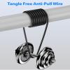 30ft Long USB C Cable to USB A 10W 12W 18W 20W Heavy-Duty Power Extension Cord USBA to USBC Charging for Samsung/Galaxy Note 20 Ultra for Tapo/TP-Link/Xiaomi/Mi/eufy Security CCTV Camera Black view 3