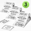 3-Rolls Thermal Labels Compatible with SUPVAN T50M Pro,ETIKEZ PM260,NDYIN N20 and ORGSTA T003 Label Maker Tape, 50x30mm(1.97"x1.18"),230 Labels/Roll,Self-Adhesive Thermal Labels,White view 1