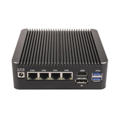 ANDAQI Micro Firewall Appliance, Mini PC, OPNsense, VPN, Router PC, N100 N150, RS34, 4 x 2.5GbE I226-V LAN, HDMI, DP, SIM Slot, Console, Type-C, 8G RAM, 256G SSD