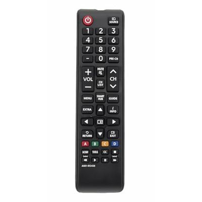 AA81-00243B TM1240A Replace Remote Control Compatible for Samsung TV UE48H6270SSXZG UE55F9080STXZGUE UE55JU6050UXZG 55HU8500ZXZT UE55F9080STXZG UE55F6770SSXZG UE46F6320AWXXN UA46F5500ARXUM