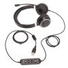 ChuyTrading Telephone Headset with USB Plug, Business Headset for Call Center, Multifunctional Headset with Volume Adjustment and Function, Comfortable Binaural Headphones view 3
