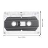 Angoily 2pcs Blank Audio Tape Empty Audio Tapes for Recording 30 Min Low Noise Blank Cassette Recordable Recordable Cassette Plastic High Transparency view 2