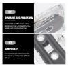 Angoily 2pcs Blank Audio Tape Empty Audio Tapes for Recording 30 Min Low Noise Blank Cassette Recordable Recordable Cassette Plastic High Transparency view 3