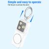 Dpofirs Safe Personal Alarm Keychain for Women, 150dB Siren with 4 Lighting Modes, USB C Rechargeable LED Light, for Night Walking, Running, Hiking, Travel, Camping (White) view 2