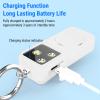 Dpofirs Safe Personal Alarm Keychain for Women, 150dB Siren with 4 Lighting Modes, USB C Rechargeable LED Light, for Night Walking, Running, Hiking, Travel, Camping (White) view 4