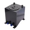 10L Aluminium Surge Mirror Polish Fuel Cell Foam Inside with/Without Sensor(W-O Sensor Silver) view 1