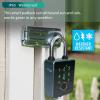 Yoidesu Fingerprint Smart Padlock Lock, APP Control Fingerprint Lock with Key Backup, IP65 Water Proof Smart Keyless Padlock for Travel, Gym Locker & Outdoor Gatres (TT Lock APP) view 4