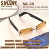 Boannice Smart Glasses, Smart Bluetooth Sunglasses, Bluetooth 5.4 Open-Ear Headphones Integrated, Polarized UV Protection with Blue Light Blocking, Voice Assistant, Ideal for Driving, Sports (Yellow) view 2
