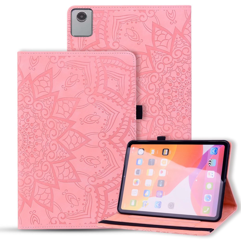 YBFJCE Case for Lenovo Idea Tab 11 inch 2025, Slim Stand Shell Protective Case with Pencil Holder, PU Leather Folio Cover for Lenovo Idea Tab 11" 2025 (TB-336ZU/TB-336FU), Pink