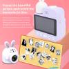 CHICIRIS Instant Print Camera, 3 Inch Color Screen 32MP 1080P HD Digital Camera with 3 Rolls Print Paper for Present (Violet) view 2