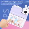 CHICIRIS Instant Print Camera, 3 Inch Color Screen 32MP 1080P HD Digital Camera with 3 Rolls Print Paper for Present (Violet) view 4