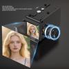 Bewinner Mini Digital Retro Camera, Portable Vintage Dual Lens Cameras with Flash, 12MP 1080P HD Wide Angle and Auto Focus, 0.85 Inch Screen Retro Keychain Camera view 2