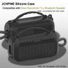 JCHPINE Silicone Cover and Hard Carrying Case for Bose SoundLink Plus Speaker, Protective Silicone Case with Handle and Shoulder Strap (Black Case) view 4