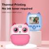 Yoidesu Instant Camera, 48MP 1080P Kids Digital Camera with Thermal Printing Technology, 2.4 Inch Screen 6X Digital Zoom Instant Print Camera for Girls Boys (Pink) view 3