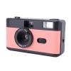 Wisoqu 35mm Film Camera, Point and Shoot Camera, 28MM f/8 Lens, Built in Flash, Support 135/35mm Black and White or Color Films, Take Photos Immediately (Black Roseate) view 1