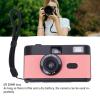 Wisoqu 35mm Film Camera, Point and Shoot Camera, 28MM f/8 Lens, Built in Flash, Support 135/35mm Black and White or Color Films, Take Photos Immediately (Black Roseate) view 3