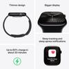 Apple Watch Series 10 [GPS + Cellular, 46mm] - Silver Aluminum Case with Denim Sport Band, M/L (Renewed Premium) view 3