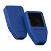 CVER Silicone Case compatible with Trezor Safe 3, Full Coverage Protection, Screen & Port Access, Blue view 3