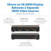 Eaton Tripp Lite series 8K HDMI Switch 2 in 1 out with Push Button & Remote Control Switcher, 8K@60Hz or 4K@120Hz, HDR10+, Compatible with Laptops, TVs, Roku, PS5, Xbox, Nintendo Switch (B119-002-8K6) view 2