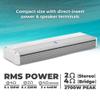 DS18 NXL-M6 6-Channel Marine Grade Class D Amplifier | 2700W Peak | IP55 Water-Resistant | 4/2 Ohm Stable | HPF/LPF Crossovers | Compact Marine & Powersports Audio Amp view 3