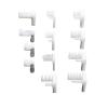 12Pcs Hard Drive Replacement Head Tool, Head Replacement Tool, ABS Head Changing Tool for Data Recovery, Includes 12 Head Combs and 6 Fixed Nails for view 2