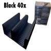 3DEXL Black Tray Storage Holder Stand Rack Box for MiniDisc Cases (Holds 40) view 2