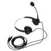 H360D PC Call Center Headset, Business Headset with Noise Cancelling Mic, Binaural Telephone Headset for PC Computers, Double Sided Headphone with Soft Ear Pads and Flexible Headba view 4