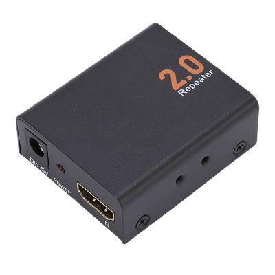 Dpofirs Digital HDMI Extender, 18Gbps 4K 60Hz HD Multimedia Interface Signal Amplifier Booster with 98.4ft Range Long Distance