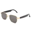 AI Translator Smart Glasses Smart AI Glasses with Multifunctional Real Time Translation Sunglasses Support for Meeting Travel Studying (Silver) view 3