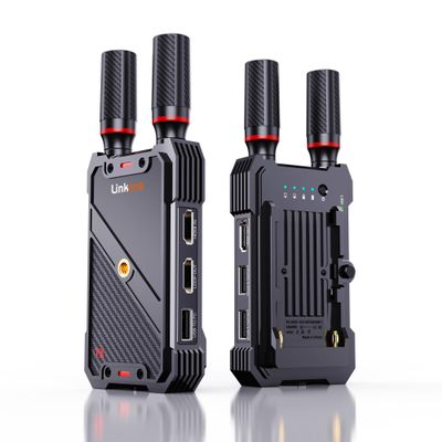 Wireless Video Transmitter and Receiver,KVM Remote Control,1312ft/400m, <0.05s Latency, 1TX to 5RX, Loop-Out,from PC Laptop Camera STB to TV Projector Screen Live Streaming Remote Monitoring