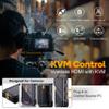 Wireless Video Transmitter and Receiver,KVM Remote Control,1312ft/400m, <0.05s Latency, 1TX to 5RX, Loop-Out,from PC Laptop Camera STB to TV Projector Screen Live Streaming Remote Monitoring view 2