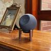 Desk Wood Stand for 2025 New Echo Dot Max, Increase The Height of The Speaker. Improve Sound Quality and Hide The Power Cord. (Black Walnut) view 4