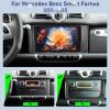 Volxcereo Car Radio for Mercedes Benz Smart Fortwo 2011-2015, 2G+64G 9 inch Android Touchscreen Stereo with Carplay/Android Auto, Navigation, WiFi, Bluetooth, SWC, FM/RDS, EQ+Backup Cam view 2