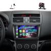 [2G+64G] Volxcereo Car Radio for Mazda 6 2007-2012, 9 inch Android Touchscreen Stereo with Carplay/Android Auto, GPS Navigation, WiFi, Bluetooth, SWC, FM/RDS + Backup Cam view 1