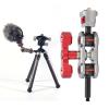 360 Degree Rotation Articulating Arm, Articulating Arm with Double Head, Flexible Articulating Arm with 14/ Inch Screw and Retractable Pins, Aluminum view 2