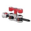 360 Degree Rotation Articulating Arm, Articulating Arm with Double Head, Flexible Articulating Arm with 14/ Inch Screw and Retractable Pins, Aluminum view 4