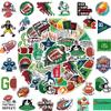 100PCS Football Stickers  Game Day Football Helmet Stickers Sports Stickers for Water Bottle Laptop Scrapbook, Football Party Favor, Gift for Football Fans view 1