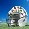 100PCS Football Stickers  Game Day Football Helmet Stickers Sports Stickers for Water Bottle Laptop Scrapbook, Football Party Favor, Gift for Football Fans view 4