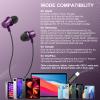 2 Pack USB C Earbuds for iPhone 17 Pro Max Air 16 16e 15 Type C Earphone for iPad A16 10 Magnetic in Ear Noise Canceling Wired Headphone Samsung S25 FE S24 Ultra S23 Galaxy A17 Google Pixel 9a 9 8a 8 view 3