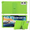 10" Case for SVITOO Tab 10/P10/PL001 Android 15 Tablet, FJIASTB Soft Silicone Kids Friendly Protective Cover with Adjustable Stand, Drop-Proof (Green) view 1